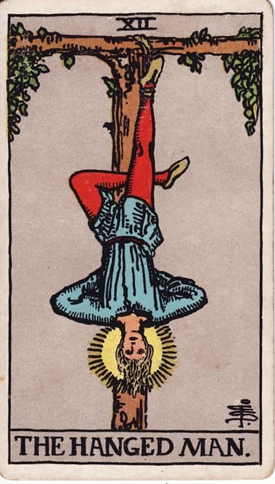 ๋งค๋ฌ๋ฆฐ ์ฌ๋ (The Hanged Man)